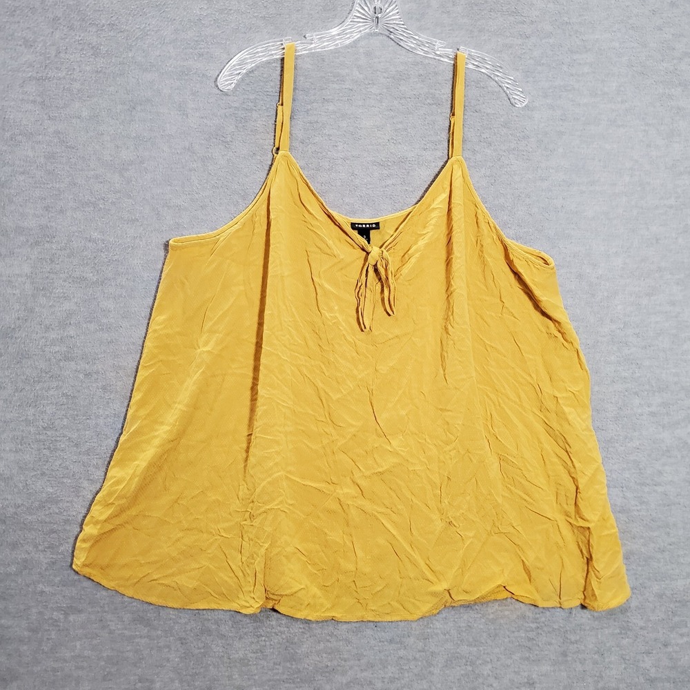 Torrid Women Top 3 Sleeveless Bow Front Swing Cami Tank‎ Casual
